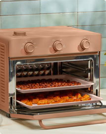 Roasted Kabocha Squash Salad in pink large wonder oven non toxic air fryer toaster oven