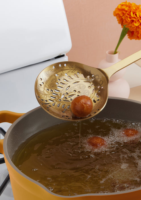 fry set skimmer spoon