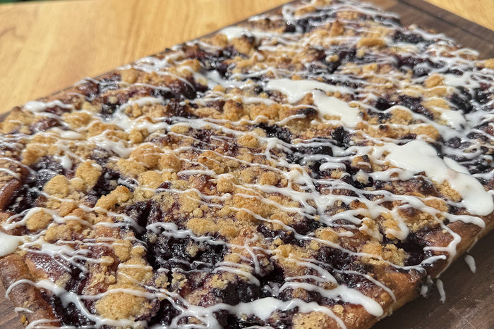 Blueberry Crumb Focaccia